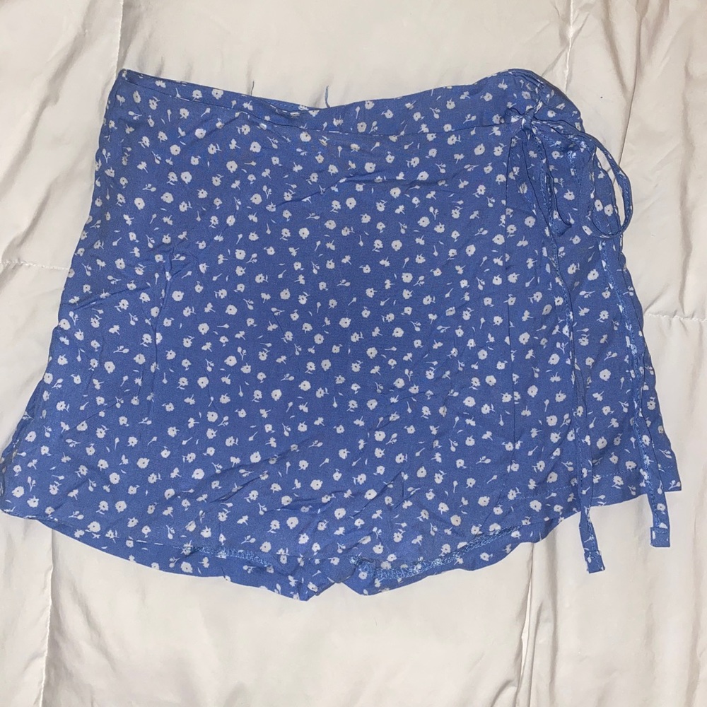 Floral Wrap Skort